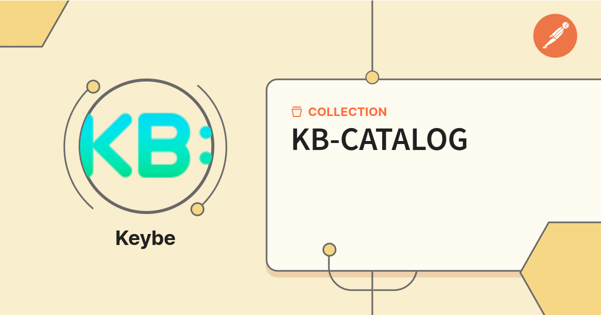 KBCATALOG Keybe Postman API Network