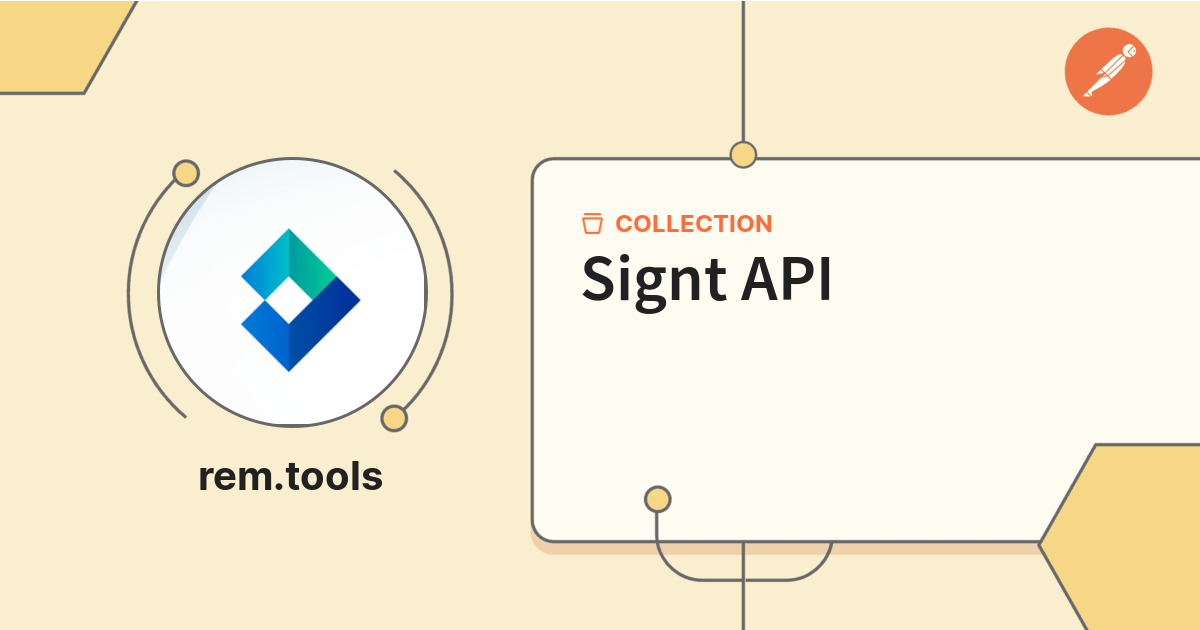 Signt API | rem.tools APIs | Postman API Network