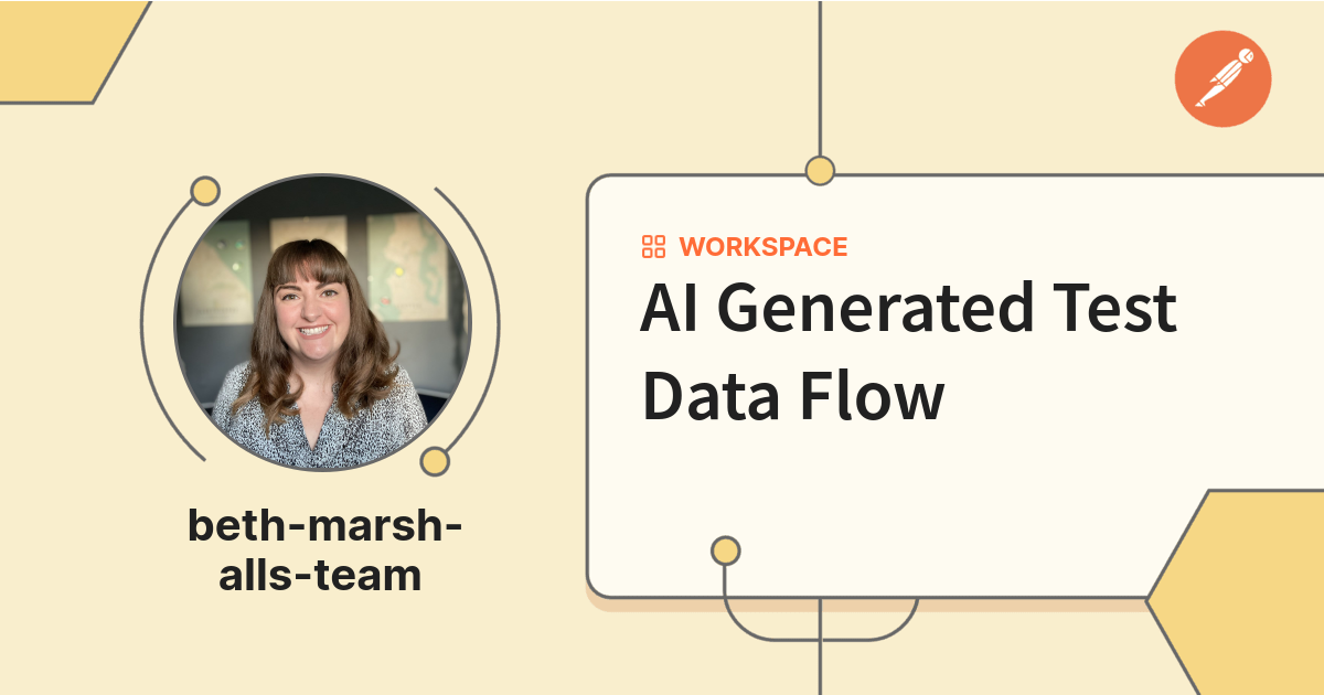 AI Generated Test Data Flow | Postman API Network
