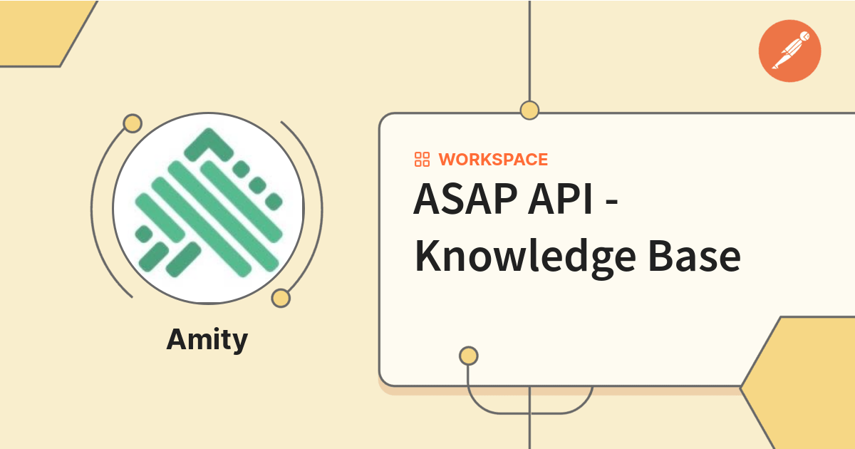 ASAP API - Knowledge Base | Postman API Network